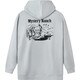 Archer Elk Hoodie - Heather Grey (Back) (Show Larger View)